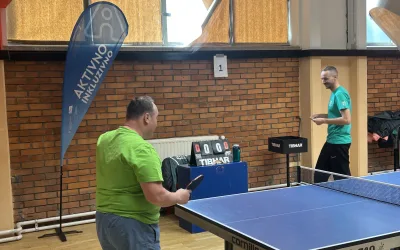 Projekt Aktivno inkluzivno povezal športnike na Specialni olimpijadi v namiznem tenisu v Ljubljani