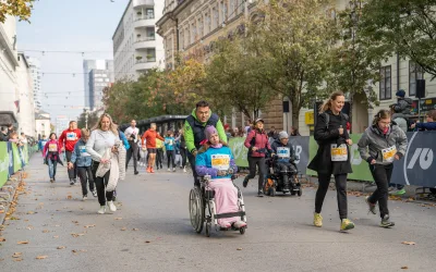 Promocijski inkluzivni tek na 30. Ljubljanskem maratonu